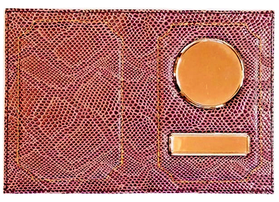 Автодокументы. Питон. Цвет: Розовый