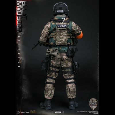 Спецназ МВД СОБР &quot;Булат&quot; - Коллекционная фигурка 1/6 scale RUSSIAN SPETSNAZ MVD SOBR - BULAT MOSCOW Action Figure (DAM 78066) - DAMTOYS