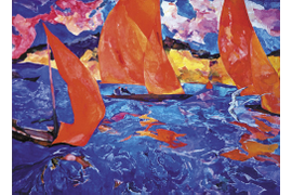 «Свежий ветер», 1979 г., холст, масло, 165х230