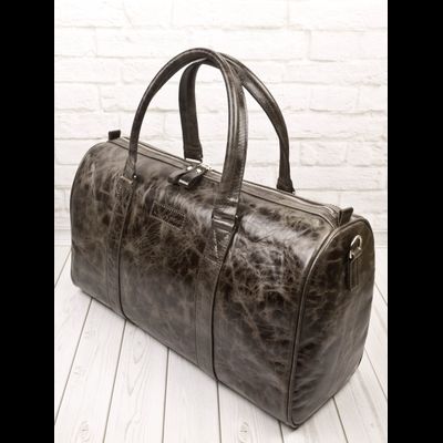 Кожаная дорожная сумка Noffo Premium brown (арт. 4018-52) черный