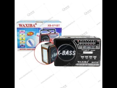 колонка портативная Waxiba XB- 571 BT FM SD TF USB черный