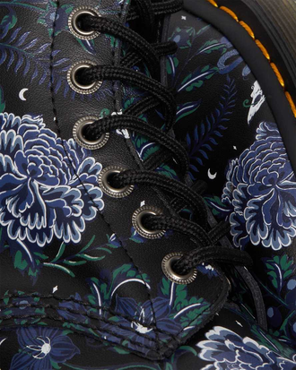 Dr Martens Pascal Mystic Floral Black Blue Backhand