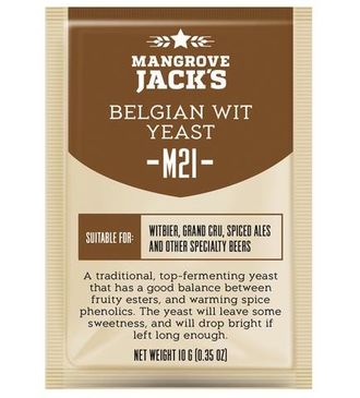 Дрожжи пивные "Mangrove Jacks" Belgian Wit M21, 10 гр