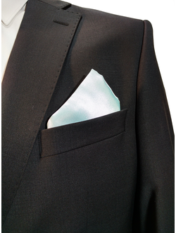 Платок голубой однотонный