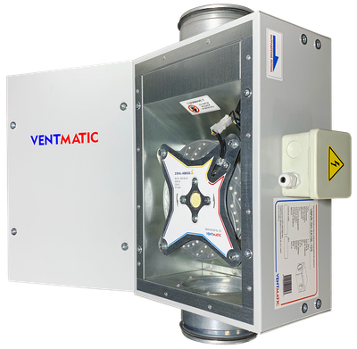 ВЕНТИЛЯТОР ШУМОИЗОЛИРОВАННЫЙ VMVK-SH-ZA19L-125