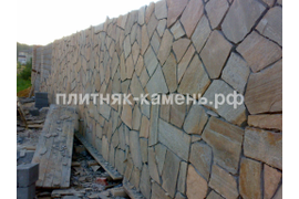 забор из натурального камня в Челябинске