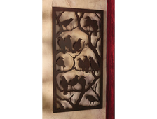 Декоративное металлическое панно в стиле LOFT -ЩЕБЕТ-