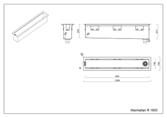 Блок Manhattan Original R1603 - 1000мм