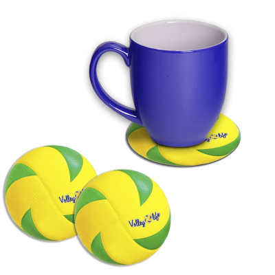 ПОДСТАВКИ ПОД СТАКАН "ЛИГА ЧЕМПИОНОВ" (2 ШТУКИ)