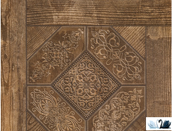 Керамогранит Belani Рустик GP орех темный 418 х 418 мм под паркет коричневого цвета купить в Marysя