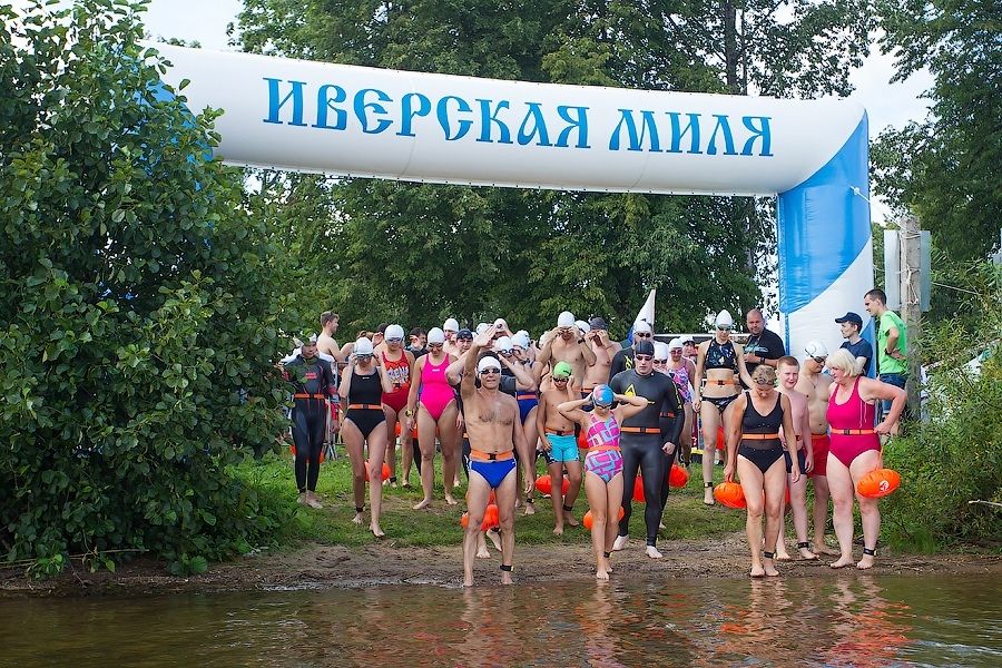 VALDAY SWIM - традиционный заплыв на Валдайском озере. 