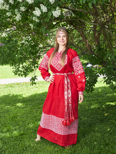 Славянское свадебное платье "Берегиня"