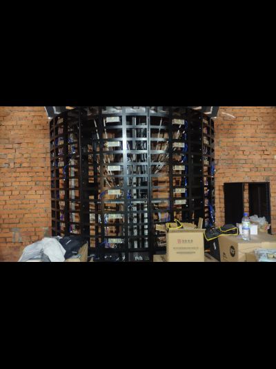 Радиусный кабинет для светодиодного экрана