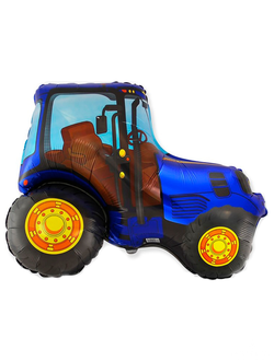 ТРАКТОР СИНИЙ 37"/ 74Х94 СМ