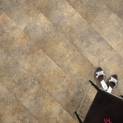 Кварцвиниловая плитка Fine Floor Шато де Фуа FF-1458 в интерьере детально