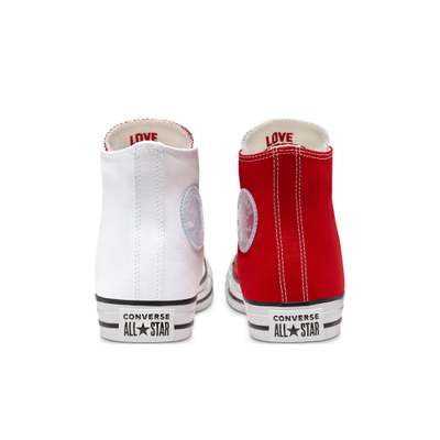 красно-белые кеды конверс лав