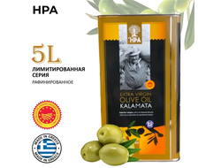 Масло Оливковое HPA KALAMATA Extra Virgin, 5л (Греция)