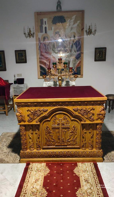 Дубовый престол на ЧПУ станке