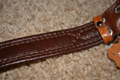 Ошейник Кожа подвернутый фурнитура 3,0см*55см