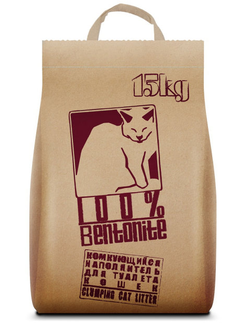 Наполнитель для кошек NO NAME комкующийся 15 кг