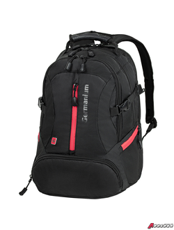 Рюкзак GERMANIUM «S-03» универсальный, с отделением для ноутбука, увеличенный объем, черный, 46×32×26 см. 226949