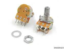 Переменные резисторы серии WH148, с выключателем , длина движка 15мм