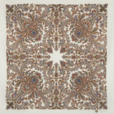 Павловопосадский платок Оберег 1638-1