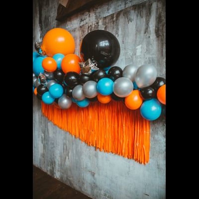 Оформление детского дня рождения в стиле космос № 1455