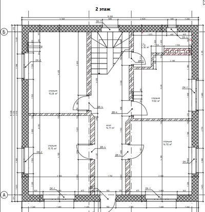 Двухэтажный дом с четырьмя спальнями 153.52м² (S27)