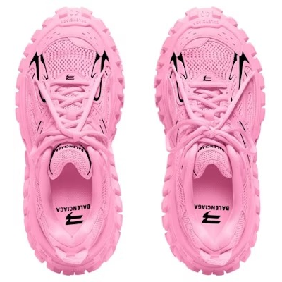 Balenciaga Defender Fashion Retro Distressed Low Dad Shoe Pink