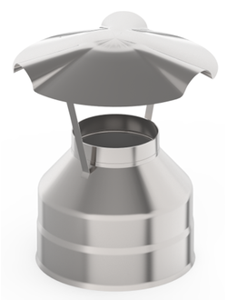 Оголовок 115х200, AISI 430/Оц, 0,5мм/0,5мм, тип-2