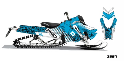 Наклейки на снегоход  Polaris Axys 2016 2017 2018 2019