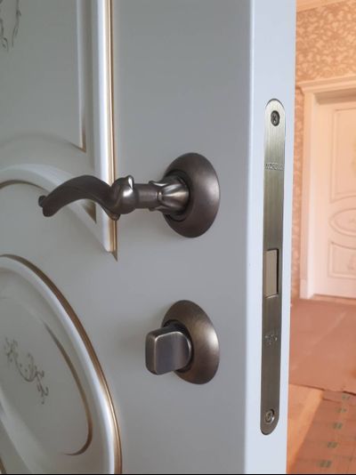 PORTE RICHI (Беларусь). АРБАТ, ПАОЛА (Л63), Ral 9010/ ПАТИНА ЗОЛОТО. ПОЛОТНО ГЛУХОЕ