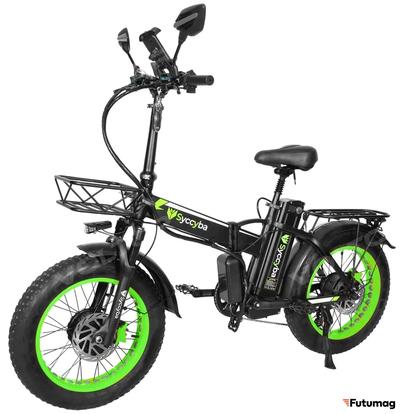 Электровелосипед SYCCYBA H1 (F10) DUAL 20AH зеленый