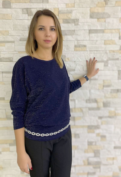 Джемпер 284-1125 синий