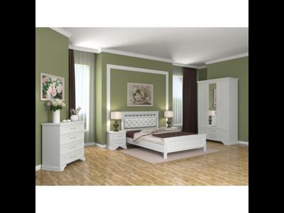 Шкаф распашной ШР-3 "Грация" с зеркалом и выдвижными ящиками (Браво мебель)