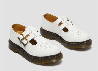 Dr martens white mary janes cheap