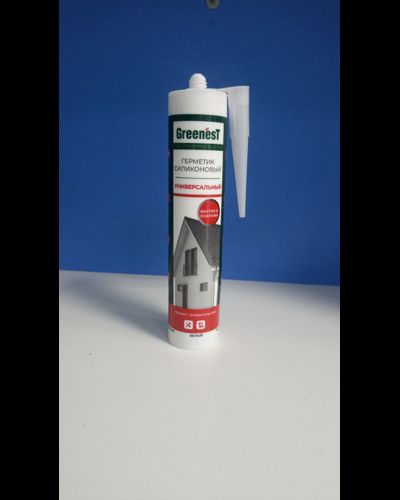 GREENesT герметик силиконовый универсальный белый, 260 мл  Артикул: 281226010Б
