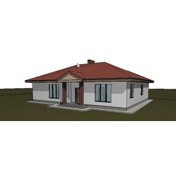 Одноэтажный дом с тремя спальнями 160м² (S25)