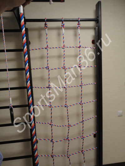 Спортивный комплекс KARUSSELL Bernhard Цвет дерева: венге, цвет металла: красный