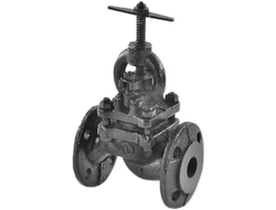 Вентиль запорный чугун 15кч16п Ду 32 Ру25 фл Луидор