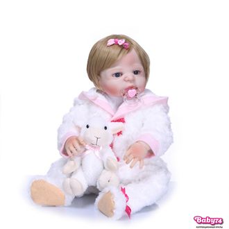 Кукла реборн — девочка  "Снежана" 57 см