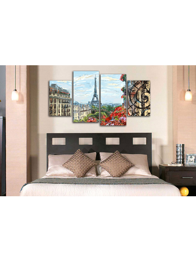 Модульная картина "Красочный Париж"
