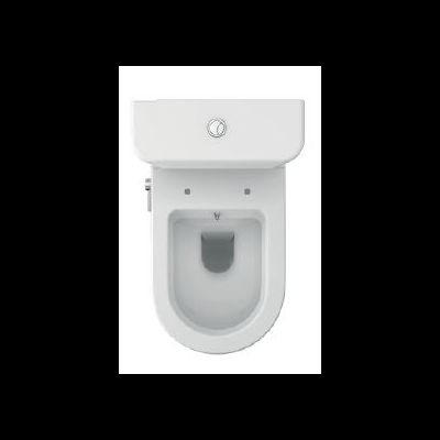 Комплект пристенного унитаза VitrA Zentrum, 60 см, с тонким сиденьем микролифт с функцией биде и встроенным смесителем, 9012B003-7226