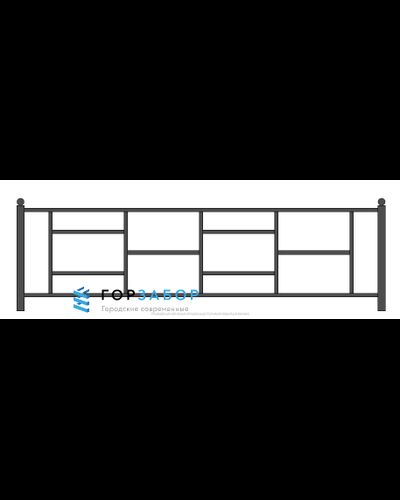 Газонное сварное ограждение GO15-06