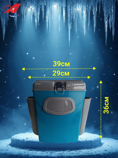 Ящик для зимней рыбалки (А-элита) А-Sport бирюзовый