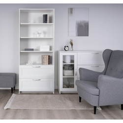 Сириус Стеллаж 2 ящика 782х1900х348 Белый