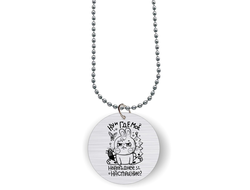 Кулон с гравировкой год Кролика №3