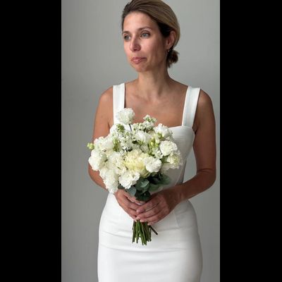 Букет невесты &amp; Бутоньерка № 1400