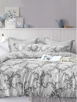 Постельное белье 1.5 спальное TANGO Dream Fly микросатин 150x200x1 180x230x1 50x70x1 70x70x1 DF01-519